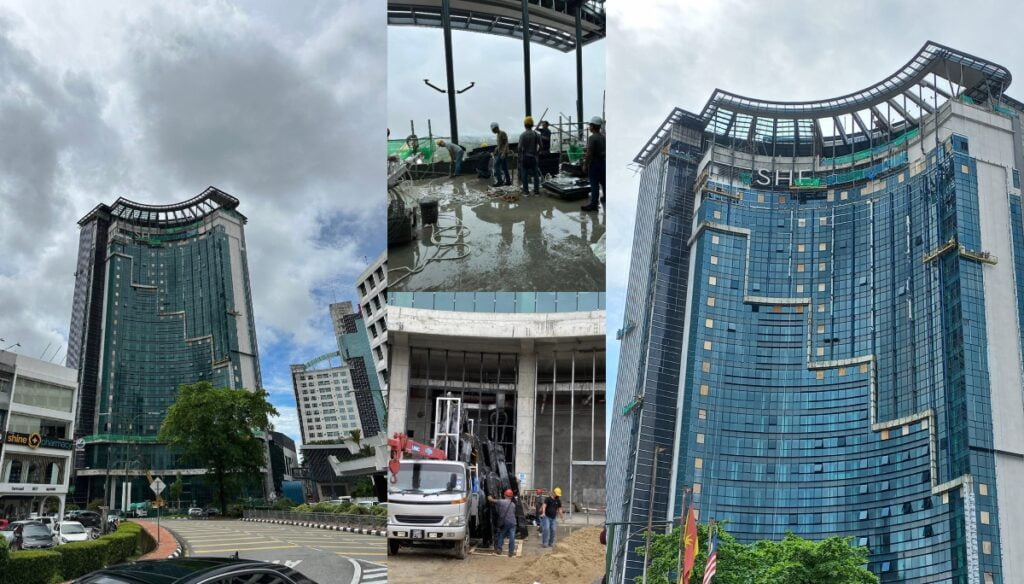 Terletak Di Tengah Kuching, Bangunan Sheraton Hotel Ini Jadi Tumpuan Netizen Sarawak