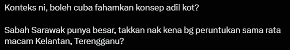 Debat Bajet Setiap Negeri, MP Persoal Sabah Sarawak Dapat Paling Banyak Peruntukan