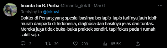 Presiden Jokowi Dedah Lebih 1 Juta Warga Indonesia Memilih Untuk Dapatkan Rawatan Di Malaysia