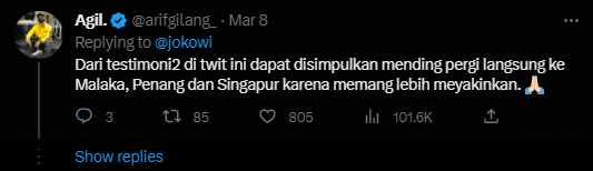Presiden Jokowi Dedah Lebih 1 Juta Warga Indonesia Memilih Untuk Dapatkan Rawatan Di Malaysia