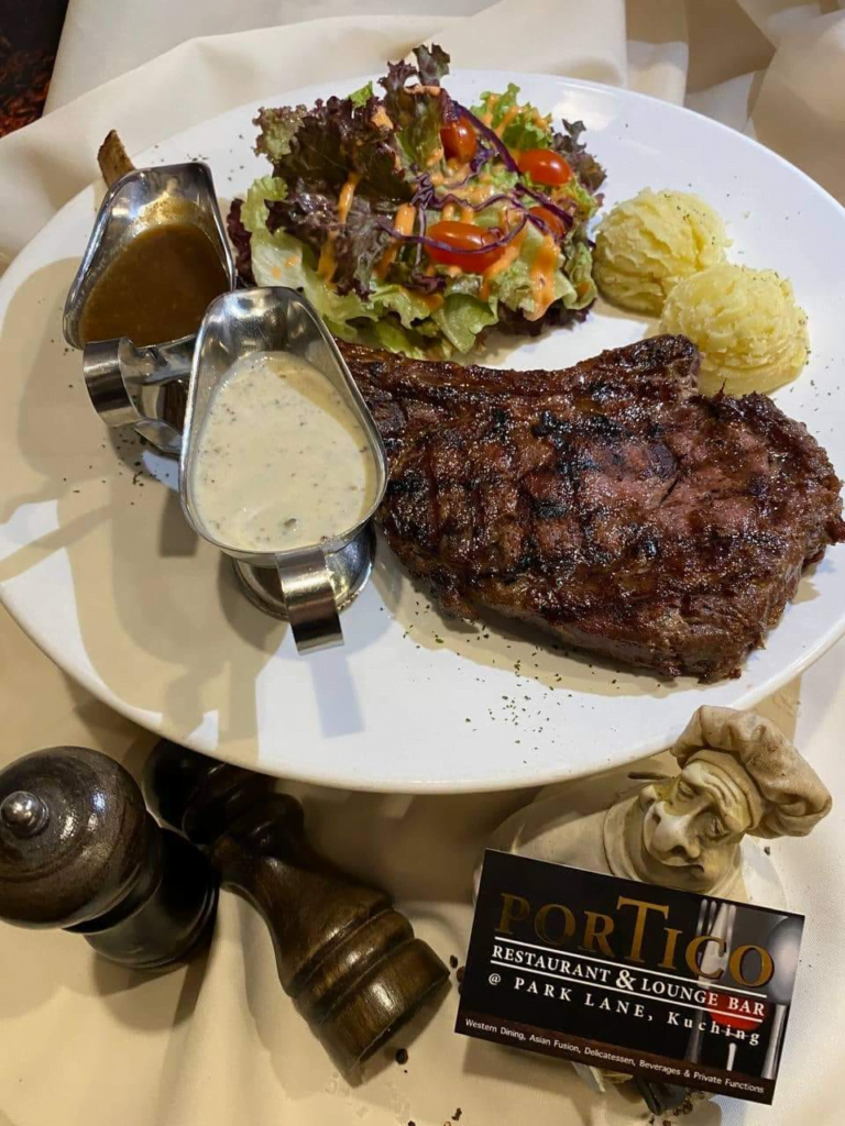 Makanan Western Lazat Di Kuching, Portico Restaurant Tawar Pelbagai Menu Menarik Untuk Anda