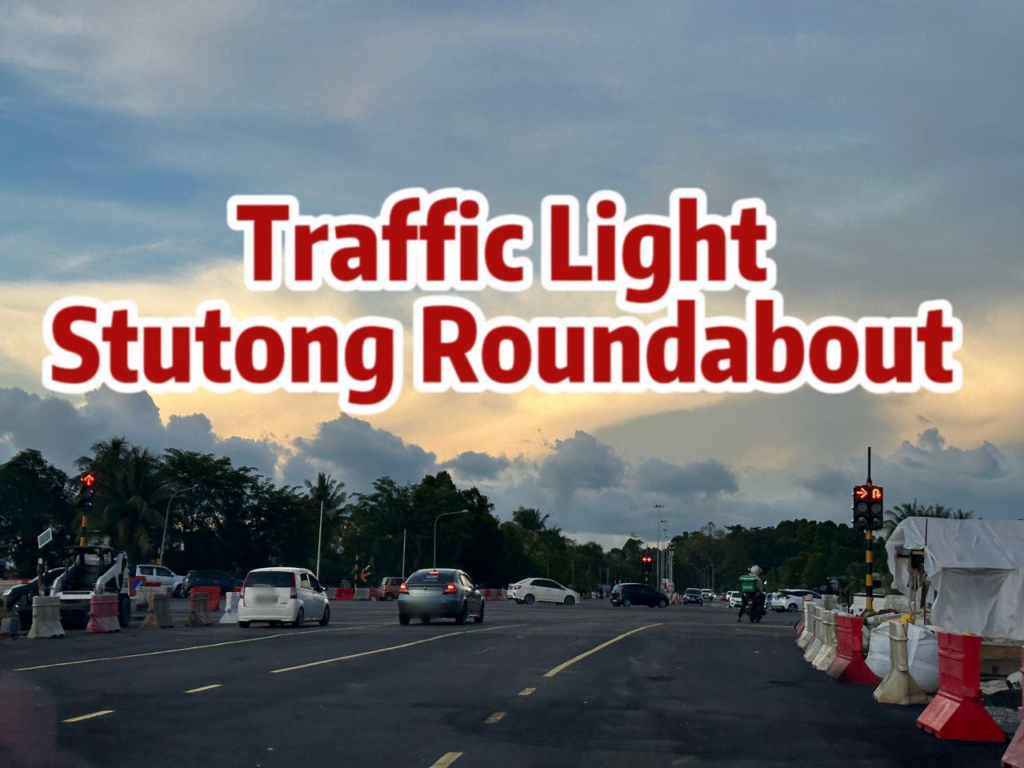 Lampu Isyarat Di Bulatan Stutong Kini Beroperasi Bermula Hari Ini