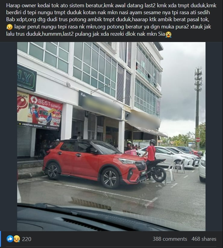Kecewa Dengan Servis Di Sebuah Restoran Di Kuching, Netizen Nasihat Minta Perbaiki