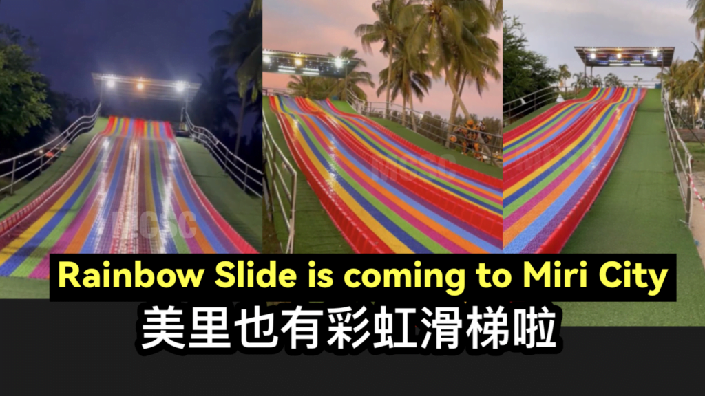 Rainbow Slide Terpanjang Di Sarawak Jadi Tarikan Baru Buat Pengunjung Di Coco Cabana Miri