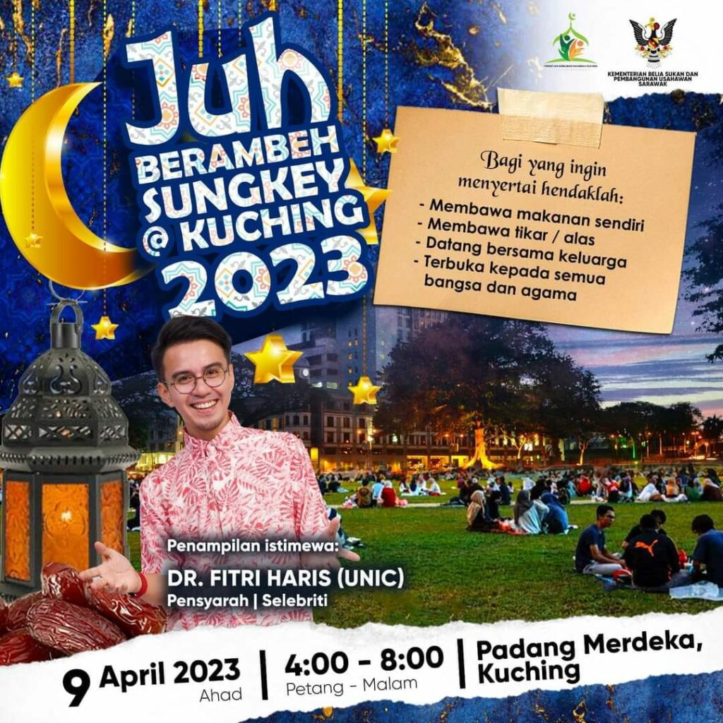 Juh Berambeh Sungke, Acara Buka Puasa Ala Picnic Di Padang Merdeka Kuching Berlangsung Hari Ini