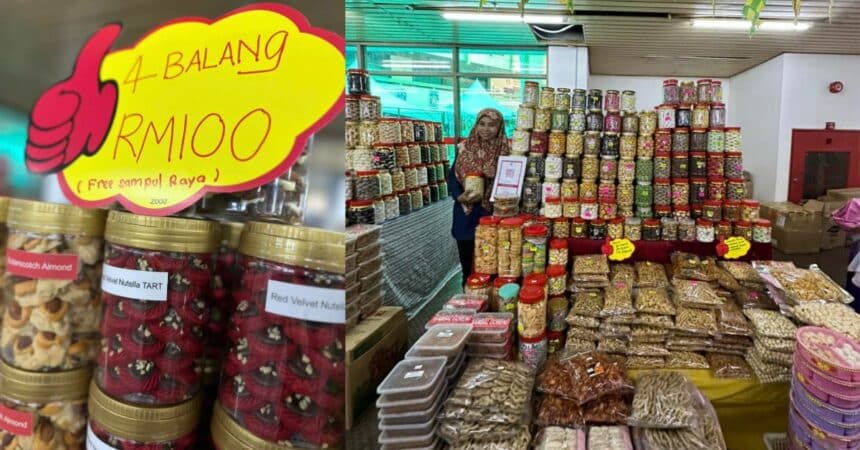 4 Balang RM100 Sahaja, Dapatkan Stok Biskut Raya Anda Di Wisma Muis KK