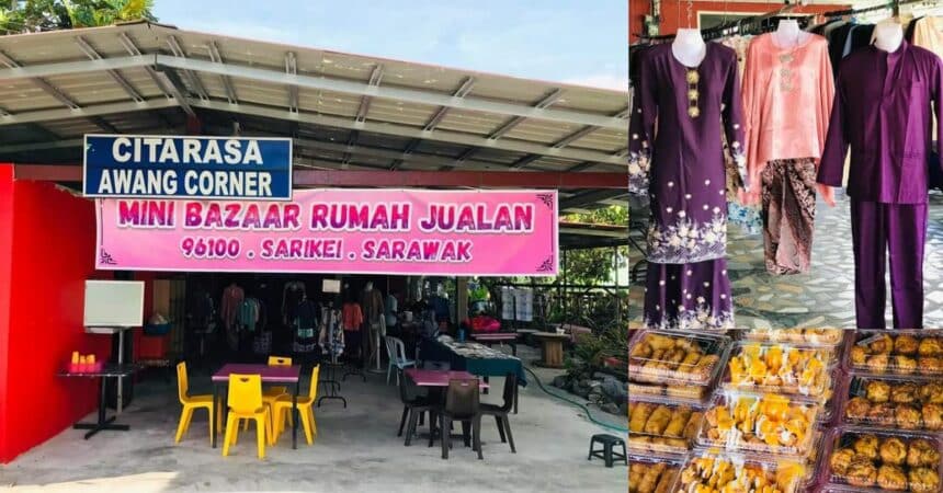 Ada Kuih-Muih Dan 'Sale' Baju Raya Murah, Anda Harus Ke Mini Bazaar Rumah Jualan Di Sarikei