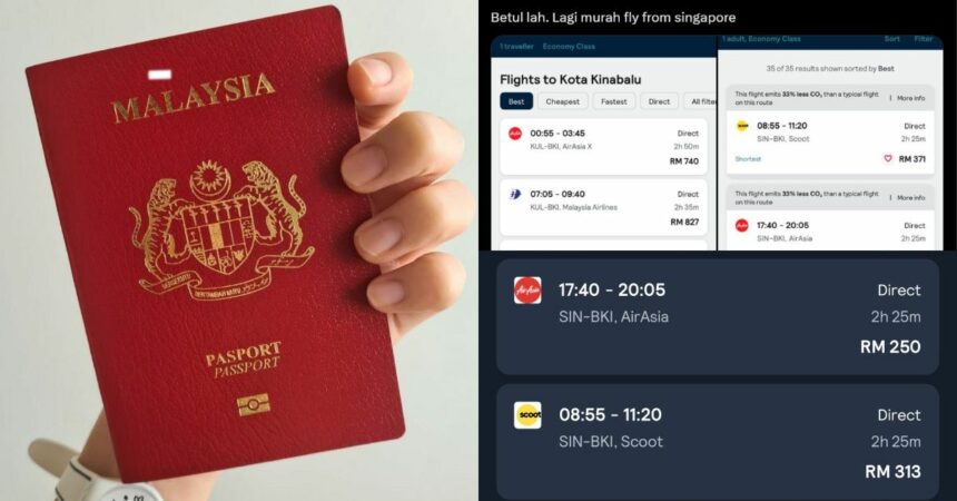 Ada Serendah RM250, Lelaki Ini Ajar Cara Dapat Tiket 'Flight' Murah Ke Sabah Pada Musim Perayaan