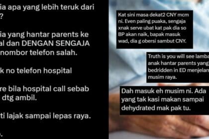 Anak Tak Mahu Jaga, Staff Perubatan Dakwa Ramai Ibu Bapa Sakit Dihantar Ke Hospital Sebelum Perayaan