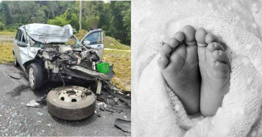 Bayi Berumur 27 Hari Jadi Mangsa Korban Kemalangan Ngeri Di Jalan Bau-Lundu