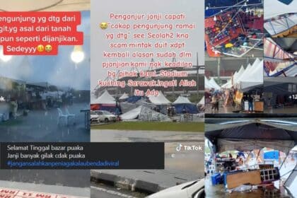 'Bazar Puaka', Netizen Luah Kesal Terhadap Pihak Penganjur Bazar Stadium Kuching