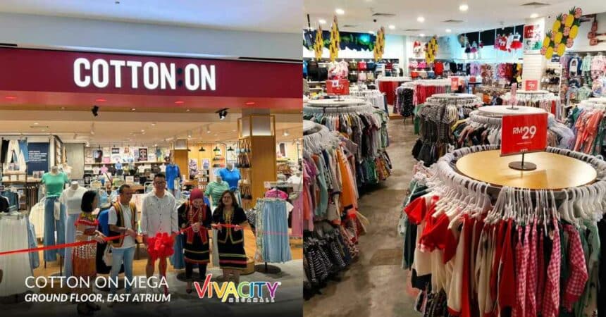 Cotton On Mega Pertama Di Sarawak Kini Dibuka Di Vivacity Kuching