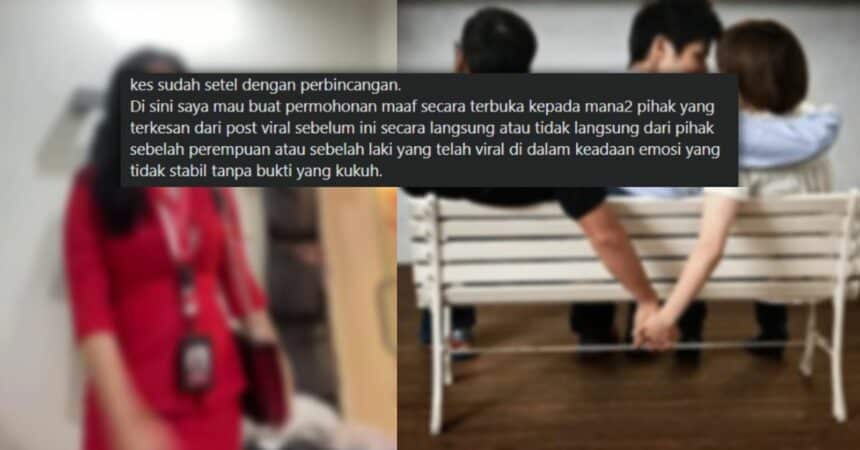 Dakwa Tunang Curang Dengan Steward, Lelaki Ini Tampil Bagi Penjelasan Lanjut
