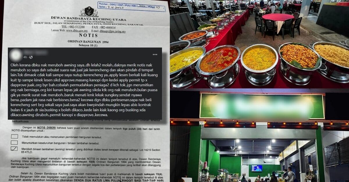 Diberi Notis Roboh Binaan Tambahan, Kedai Makan Popular Di Metrocity Luah Kesal Terhadap DBKU