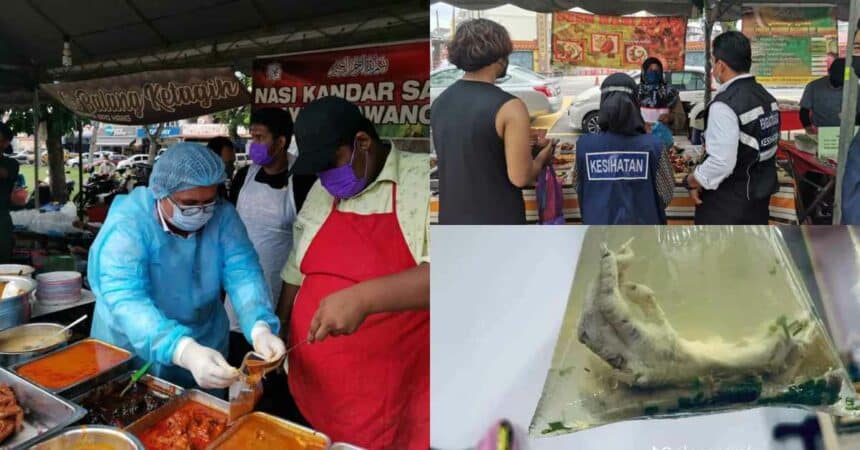 Didapati Kotor, 10 Notis Dikeluarkan Kepada Peniaga Bazar Ramadan Di Kuching