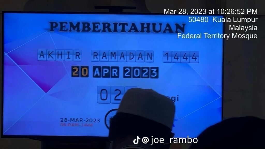 Netizen Jangka 'Raya Mengejut' Lagi Tahun Ini, JAKIM Minta Untuk Tidak Sebar Info Tidak Sahih