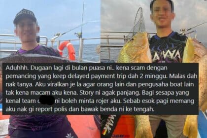 Gagal Bayar 'Service' Trip Memancing, Influencer Dari Sabah Ini Kini Dicari Pengusaha Bot
