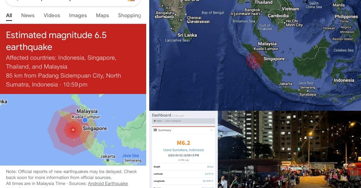 Gempa Bumi Kuat Landa Utara Sumatera, Gegaran Turut Dirasai Di Malaysia