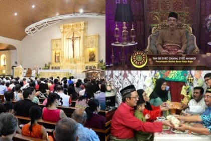 Hantar Ucapan Aidilfitri Untuk Umat Islam, Komuniti Kristian Sarawak Buat Netizen Kagum