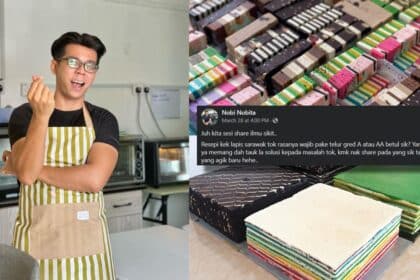 Harus Guna Telur Gred A Atau AA, Lelaki Ini Kongsi Tips Untuk Hasilkan Kek Lapis Sedap