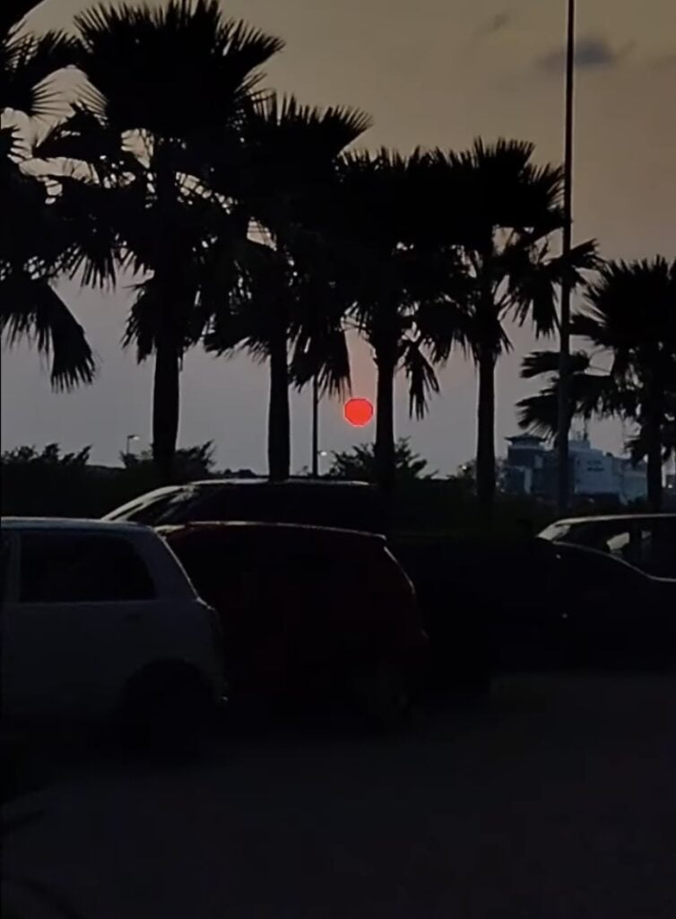 Matahari Merah Di Bintulu, Kemarau Dijangka Berlaku?