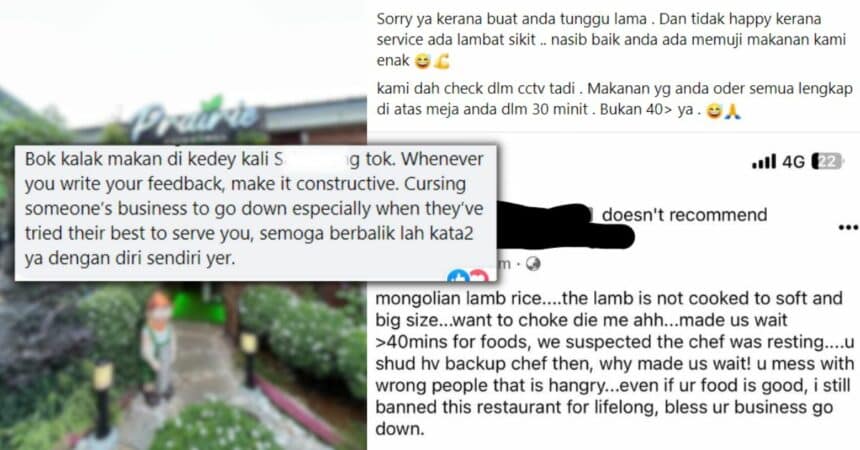 Karen Buat 'Review' Sumpah Bisnes Lingkup, Netizen Tampil Bela Restoran Kuching Ini