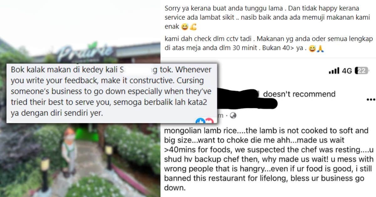 Karen Buat 'Review' Sumpah Bisnes Lingkup, Netizen Tampil Bela Restoran Kuching Ini