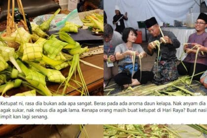 'Kenapa Orang Masih Buat Ketupat Masa Raya', Persoalan Lelaki Ini Raih Perhatian Netizen