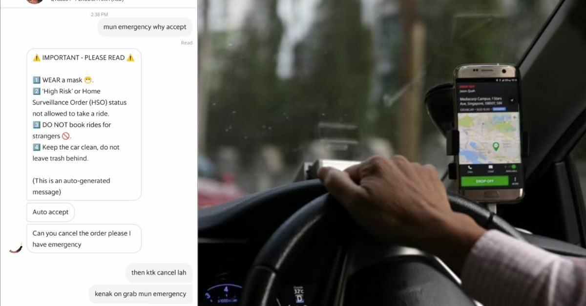 'Kenapa Saya Pula Cancel?' Grab Driver Minta Pelanggan Batalkan 'Order' Buat Netizen Ini Hairan
