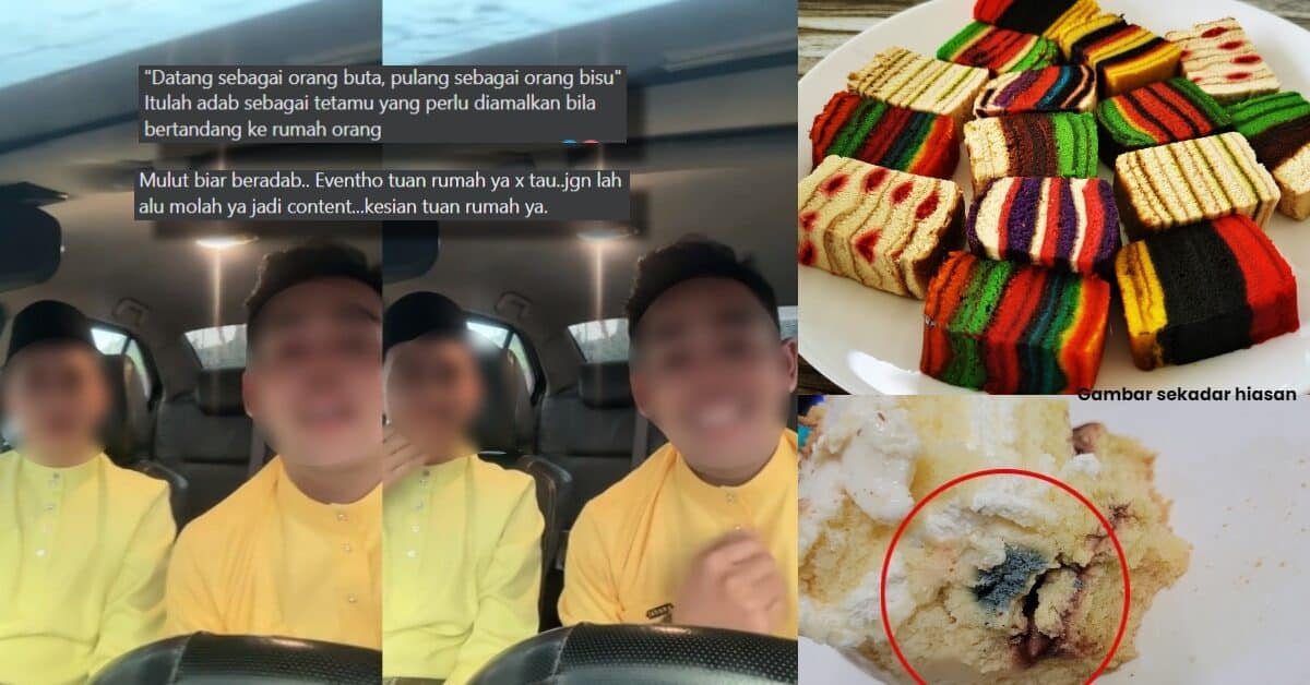 Kongsi Kisah Kek Raya Tuan Rumah 'Berkulat' Di Laman Sosial, Netizen Tegur Tiktoker Sarawak Ini