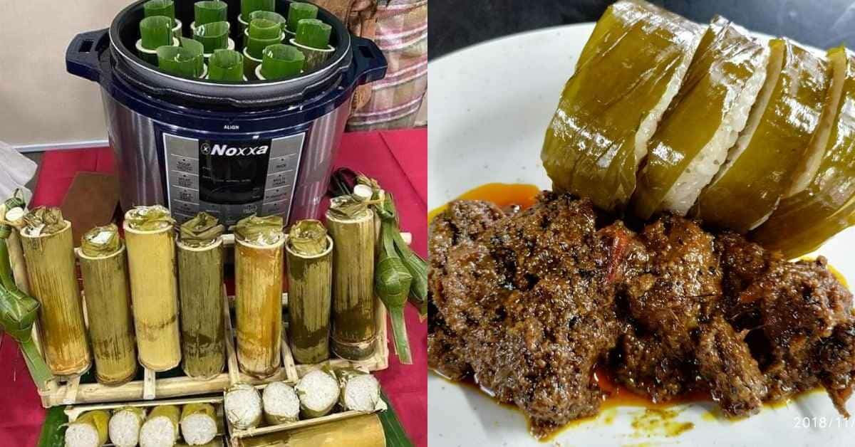 Kreatif Dan Mudah, Wanita Ini Kongsi 'Hack' Masak Lemang Guna Pressure Cooker