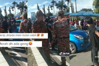 Lagi Buat 'Onar' Dalam Kereta, Kali Ini Pula Main Batu Sampai Perlu Ditarik Keluar Dari Myvi Biru