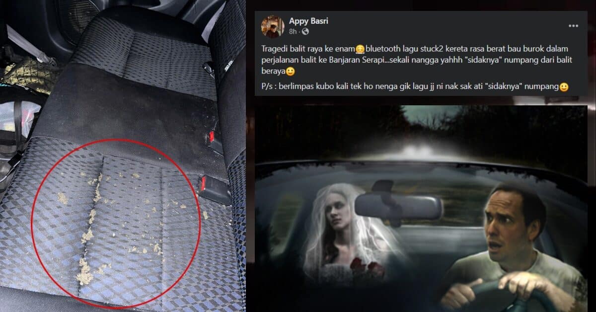 Lelaki Kongsi Hidu Bau Tidak Enak, Rupa-Rupanya Ada 'Penumpang' Belakang Kereta Di Kuching