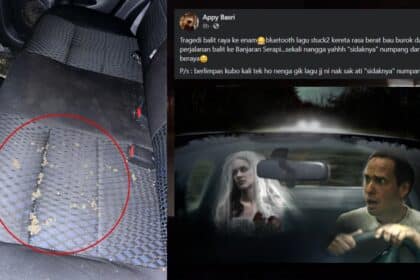 Lelaki Kongsi Hidu Bau Tidak Enak, Rupa-Rupanya Ada 'Penumpang' Belakang Kereta Di Kuching