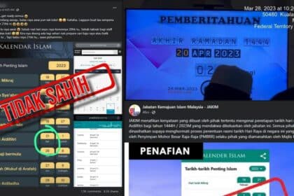 Netizen Jangka 'Raya Mengejut' Lagi Tahun Ini, JAKIM Minta Untuk Tidak Sebar Info Tidak Sahih