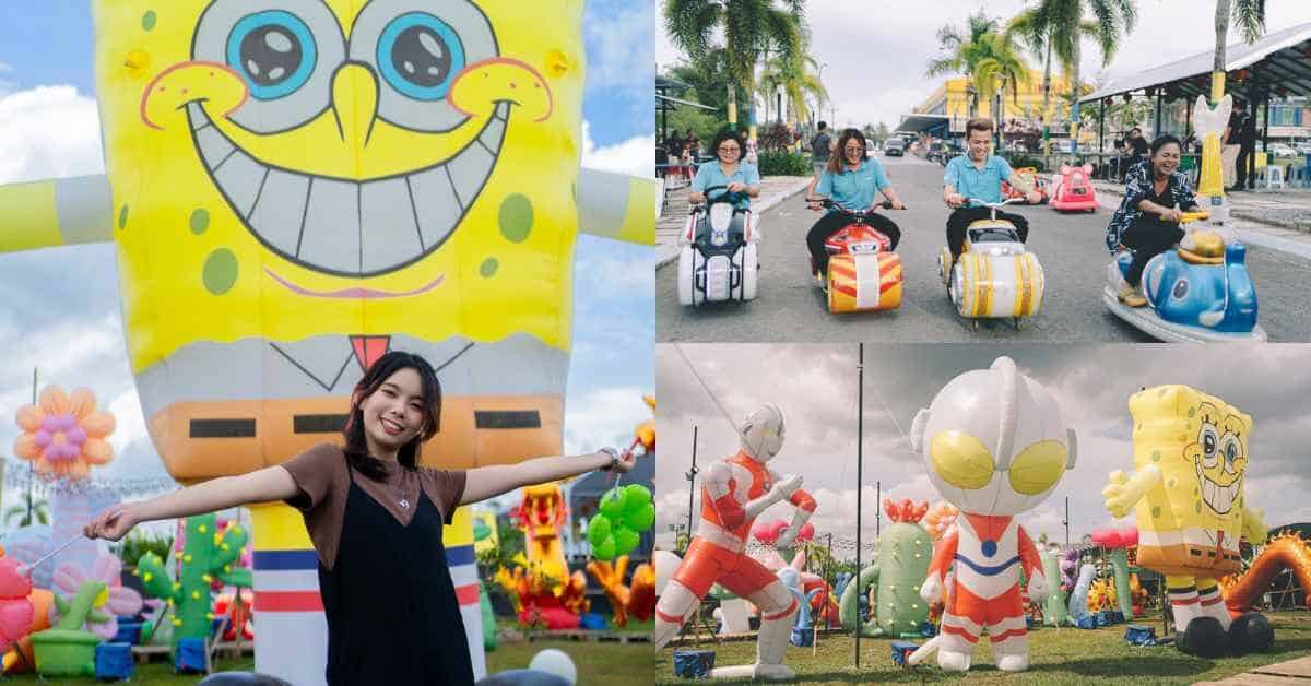 Pelbagai Aktiviti Menarik, Anda Wajib Singgah Ke 'Giant Inflatable World in Borneo' Di Aeroville Mall
