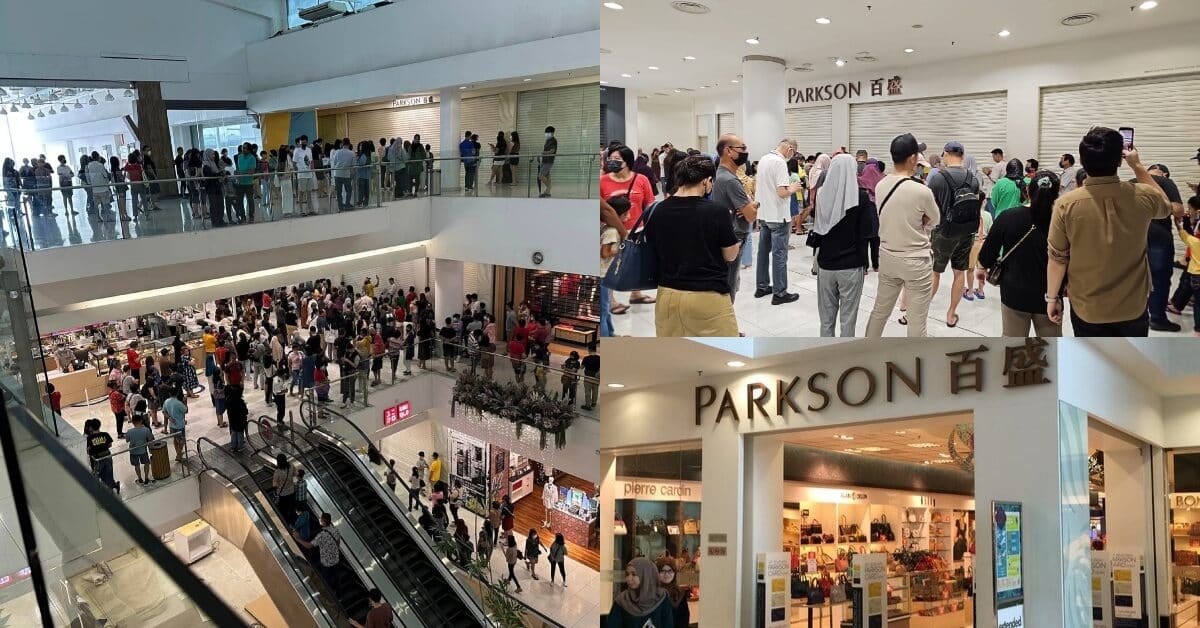 Promosi 'Tutup Kedai' Parkson, Orang Ramai Dilihat Berkerumun Di The Spring