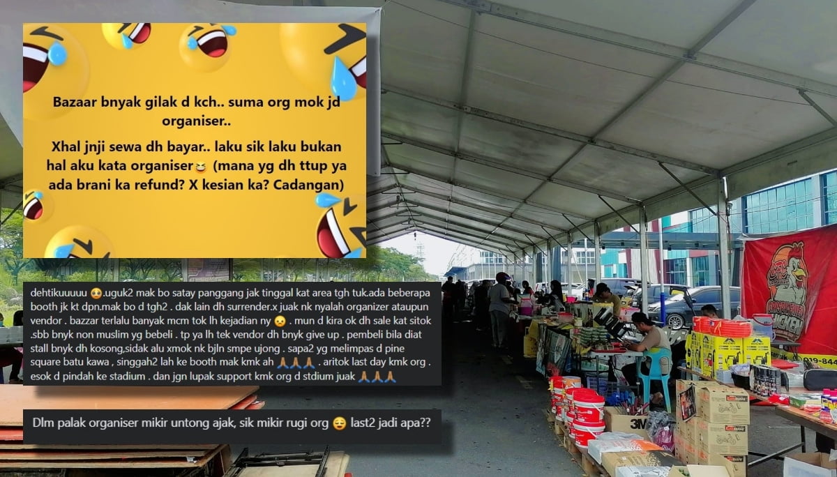 'Ramai Yang Nak Jadi Organizer', Netizen Pertikai Bazaar Ramadan