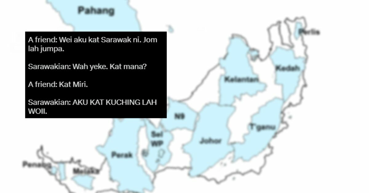 Rupa-Rupanya Hampir Setiap Negeri Malaysia Boleh 'Muat' Dalam Sarawak, Netizen Kagum Lihat Infografik Ini