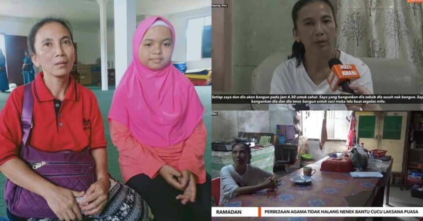 Sanggup Bangun Awal Masak Sahur Buat Cucu, 'Inik' Dari Sibu Ini Buat Netizen Kagum