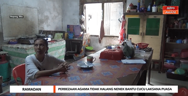 Sanggup Bangun Awal Masak Sahur Buat Cucu, 'Inik' Dari Sibu Ini Buat Netizen Kagum