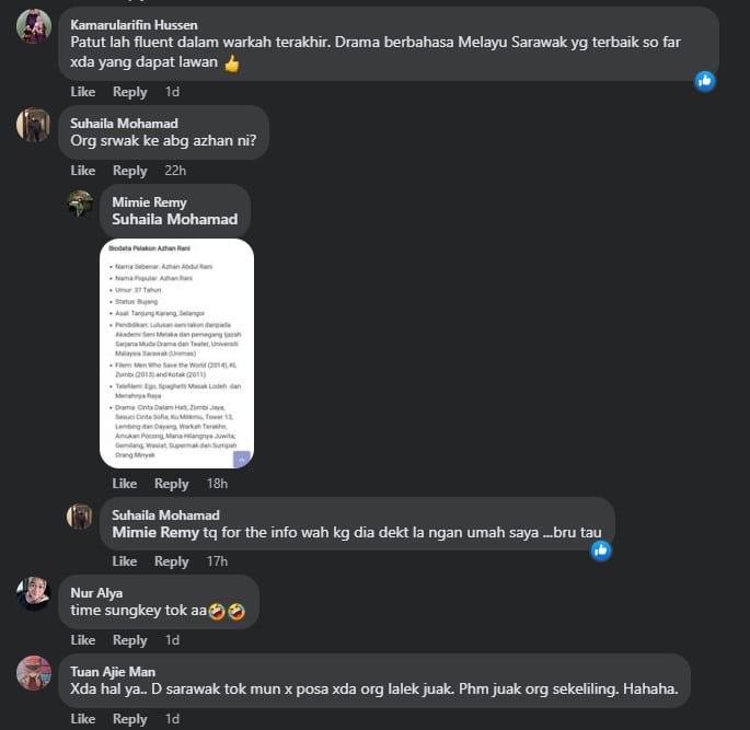 'Nang Piyor Urang Sarawak', Azhan Rani Sekali Lagi Jadi Tumpuan Netizen Sarawak