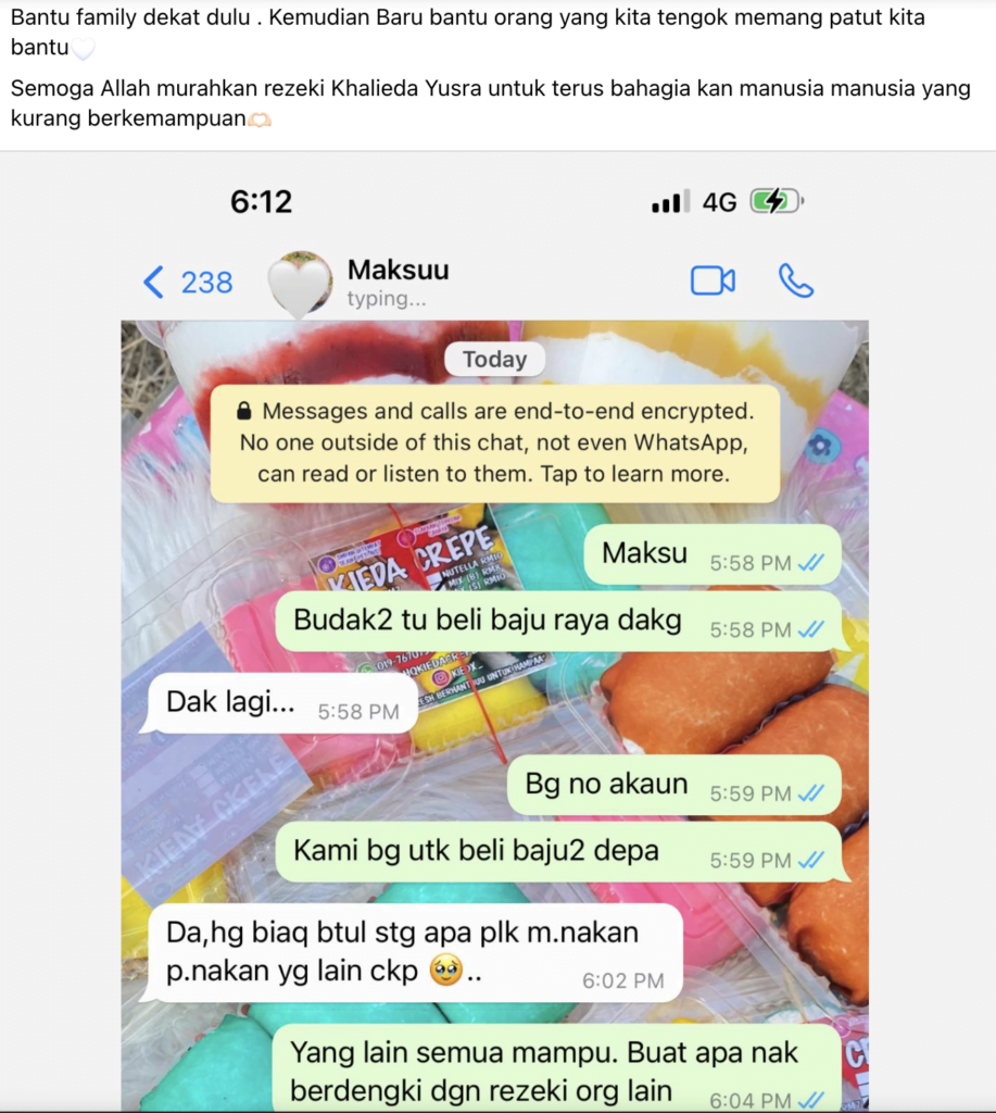 Netizen Terharu Wanita Ini Utamakan Rezeki Untuk Keluarga