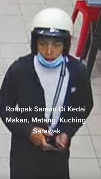 Tular Rakaman CCTV Kejadian Rompakan Kedai Makan Di Jalan Matang