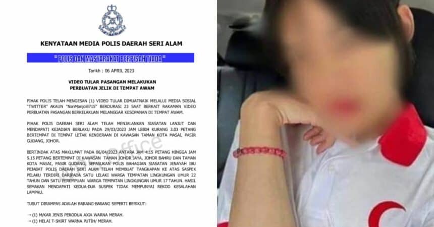 Selamba Buat 'Onar' Dalam Axia Merah, Pasangan Kekasih Kini Ditahan Polis