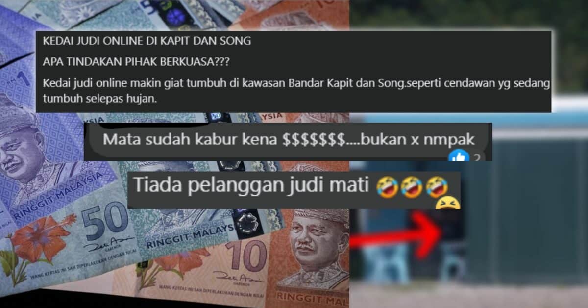 Semakin Berleluasa, Netizen Persoal Pertambahan Kedai Judi Di Kapit