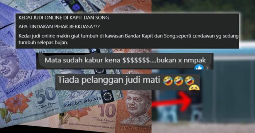 Semakin Berleluasa, Netizen Persoal Pertambahan Kedai Judi Di Kapit