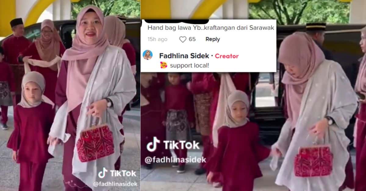 'Support Local!' Netizen Terharu Lihat Menteri Pendidikan Guna Handbag Buatan Sarawak