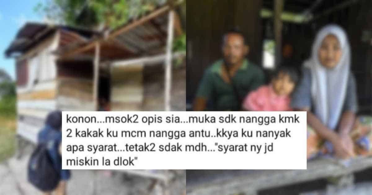 Syarat Kena Jadi Miskin Dulu, Netizen Kesal 'Dimalukan' Staf Kaunter Kerajaan Di Kuching