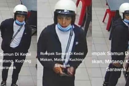 Tular Rakaman CCTV Rompakan Samun Kedai Makan Di Jalan Matang